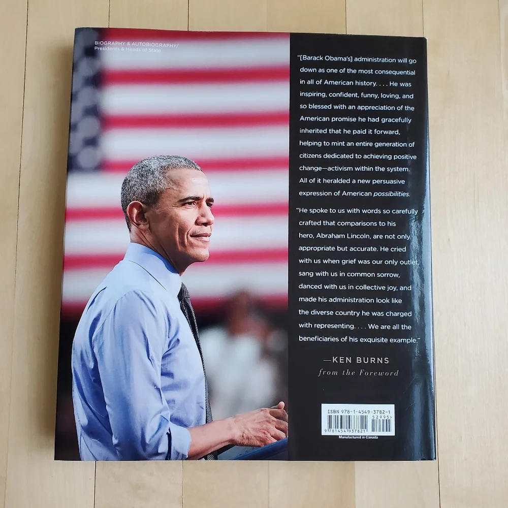 The Historic Presidency of Barack Obama Updated Edition Hardcover Book President
